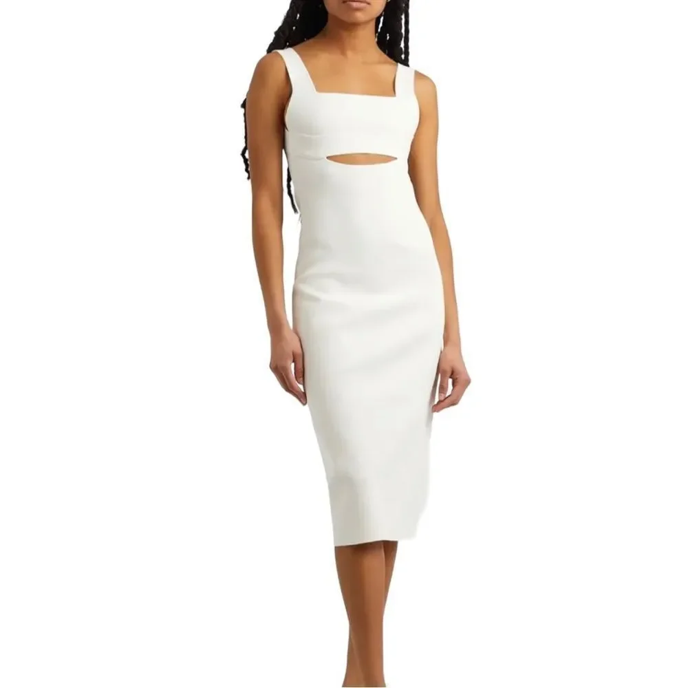 Victoria Beckham VB Body Midi Dress Size XS - Picture 1 of 15